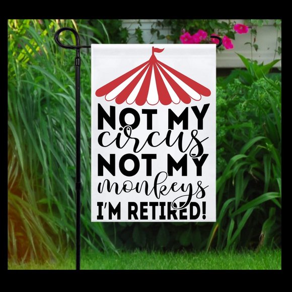 RETIREMENT Yard Flag Assorted funny saying Choose your flag - Picture 5 of 8